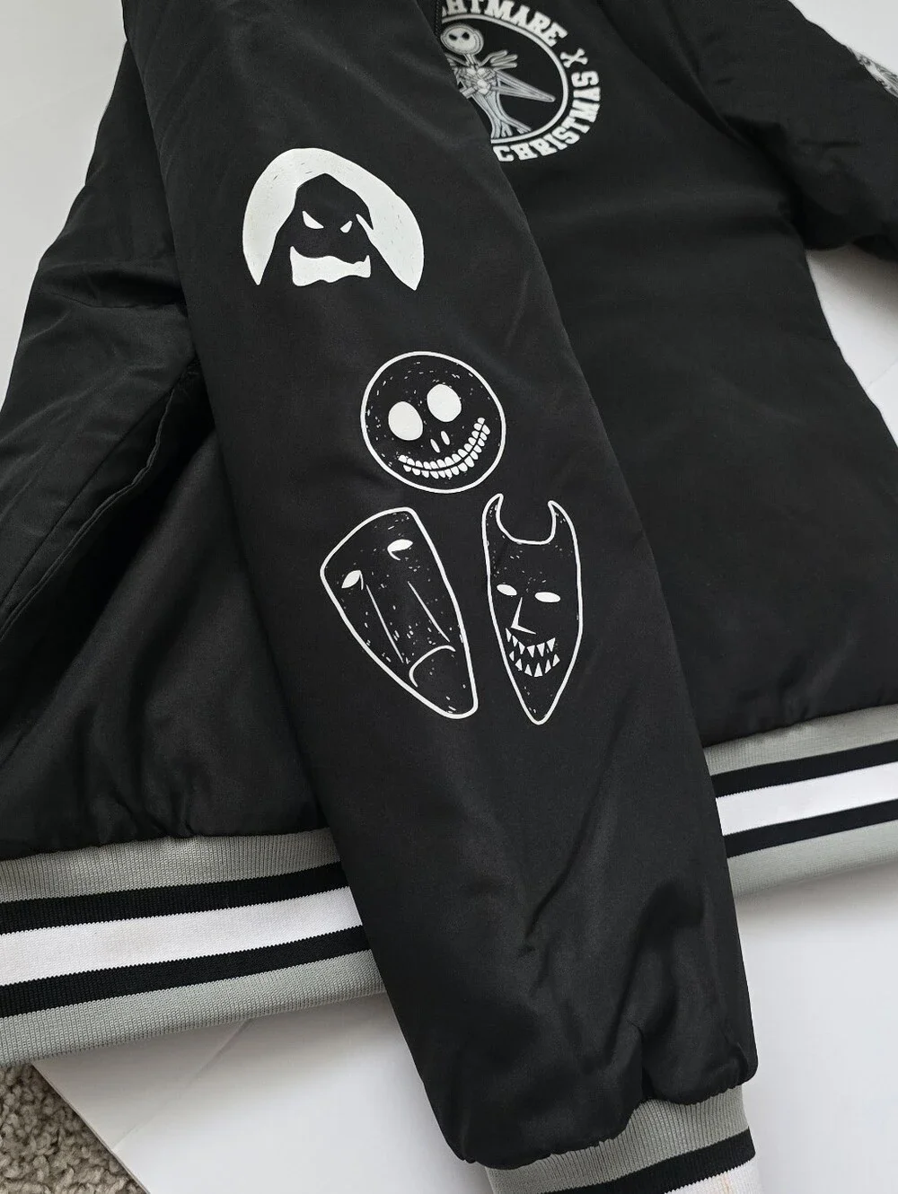 Black & White Kids Bomber Jacket